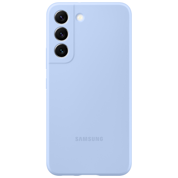 Чехол Samsung для Galaxy S22 Silicone Cover (EF-PS901TLEGRU) Blue