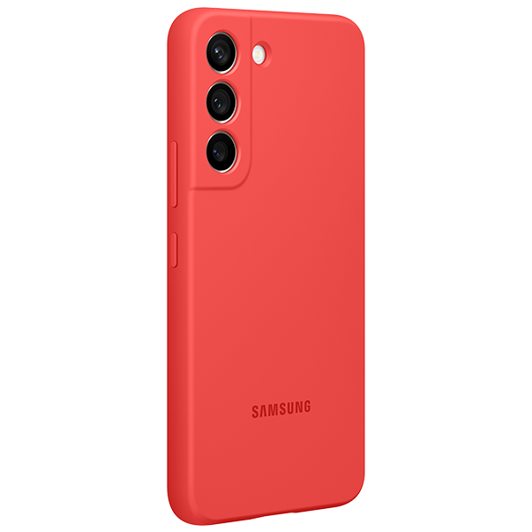 Чехол Samsung для Galaxy S22 Silicone Cover (EF-PS901TPEGRU) Red