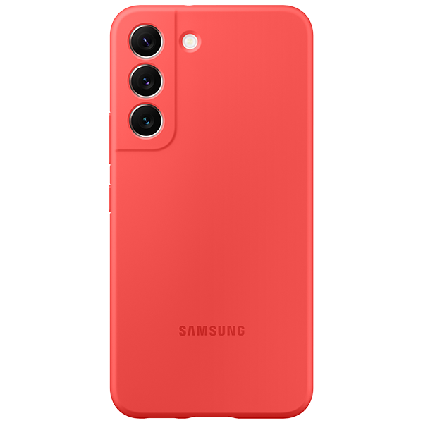 Чехол Samsung для Galaxy S22 Silicone Cover (EF-PS901TPEGRU) Red