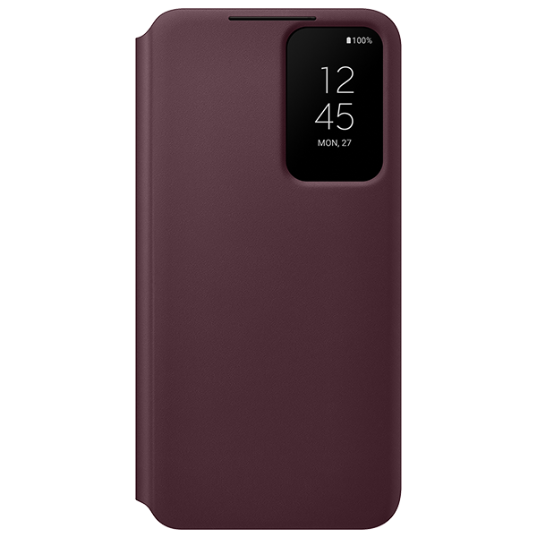 Чехол Samsung для Galaxy S22 Smart Clear View Cover (EF-ZS901CEEGRU) Burgundy
