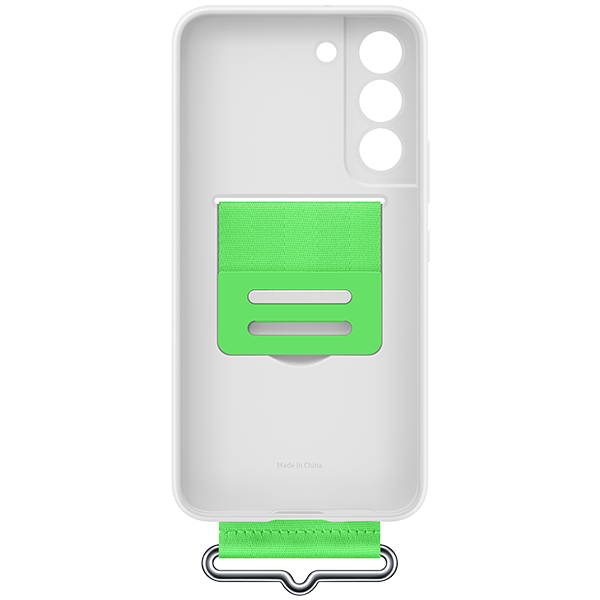Чехол Samsung для Galaxy S22 Silicone with Strap Cover (EF-GS901TWEGRU) White