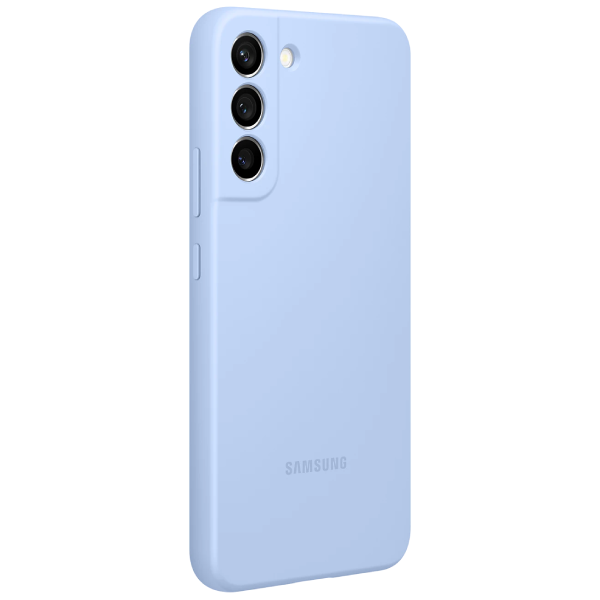 Чехол Samsung для Galaxy S22+ Silicone Cover (EF-PS906TLEGRU) Blue