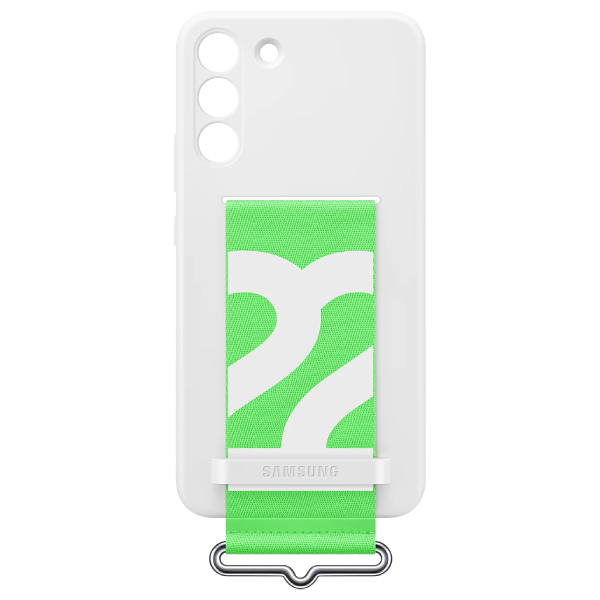 Чехол Samsung для Galaxy S22+ Silicone with Strap Cover (EF-GS906TWEGRU) White