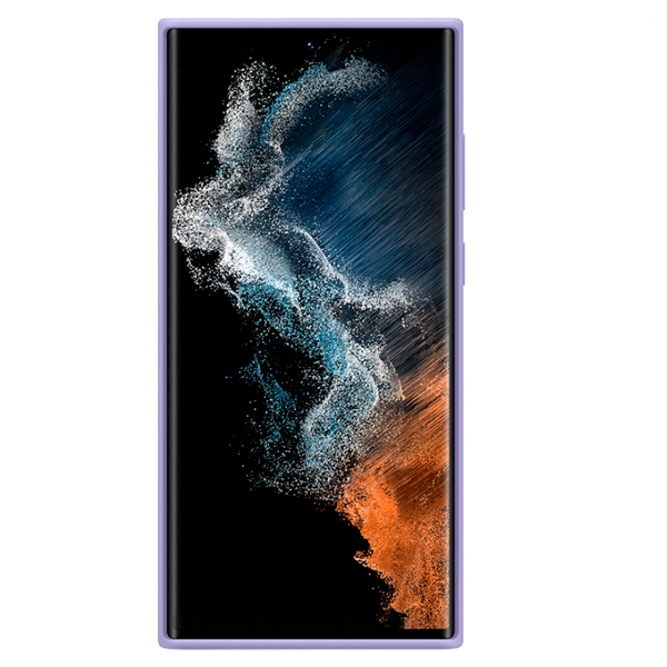 Чехол Samsung для Galaxy S22 Ultra Silicone Cover (EF-PS908TVEGRU) Lavender
