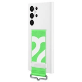 Чехол Samsung для Galaxy S22 Ultra Silicone with Strap Cover (EF-GS908TWEGRU) White - фото 2