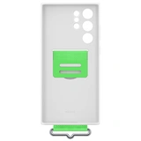 Чехол Samsung для Galaxy S22 Ultra Silicone with Strap Cover (EF-GS908TWEGRU) White - фото 4