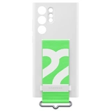 Чехол Samsung для Galaxy S22 Ultra Silicone with Strap Cover (EF-GS908TWEGRU) White - фото 3
