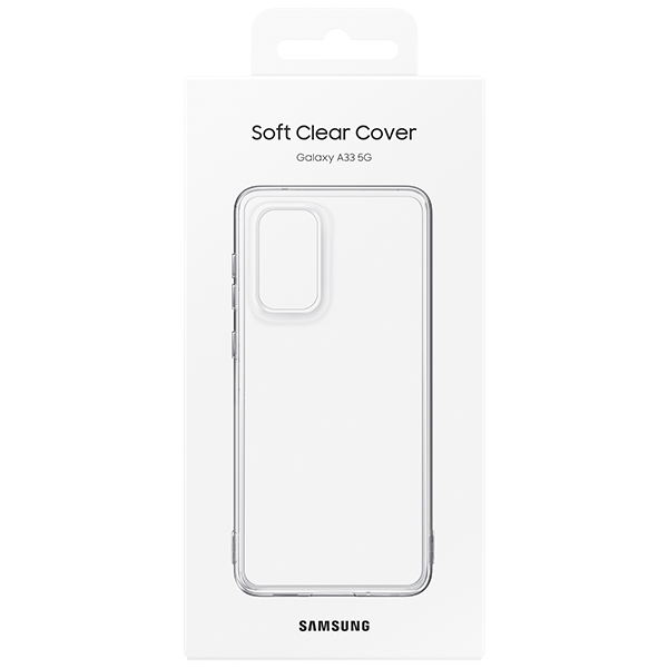Чехол Samsung для Galaxy A33 Soft Clear Cover (EF-QA336TTEGRU) Transparent