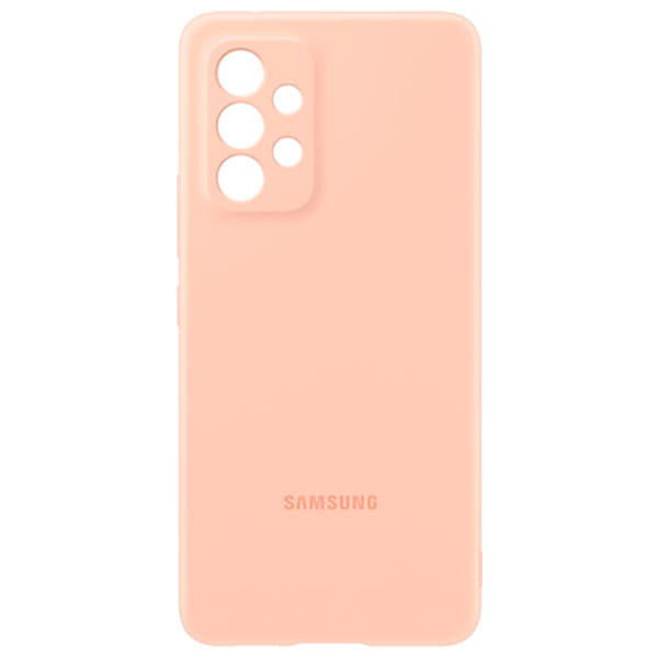 Чехол Samsung для Galaxy A53 Silicone Cover (EF-PA536TPEGRU) Peach