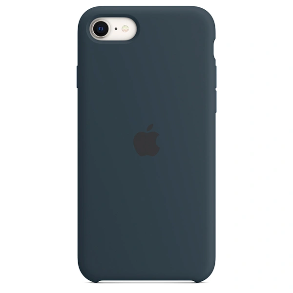 Чехол Apple для iPhone SE Silicone Case (MN6F3ZM/A) Abyss Blue
