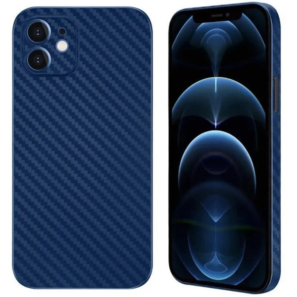 Чехол K-DOO для iPhone 12 Air Carbon Blue - фото 2