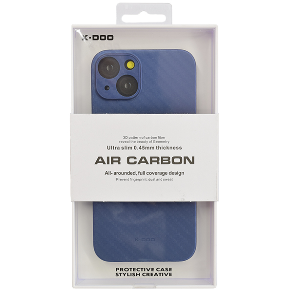 Чехол K-DOO для iPhone 13 Air Carbon Blue