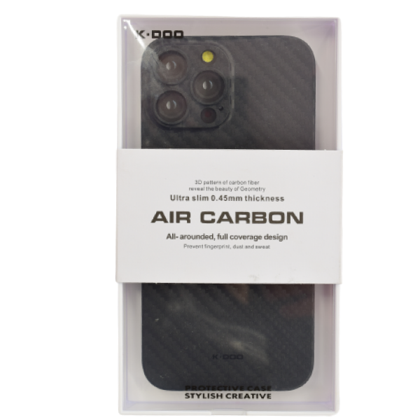 Чехол K-DOO для iPhone 13 Pro Max Air Carbon Black