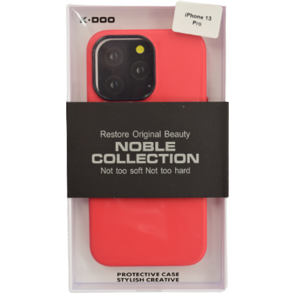 Чехол K-DOO для iPhone 13 Pro Noble collection Red