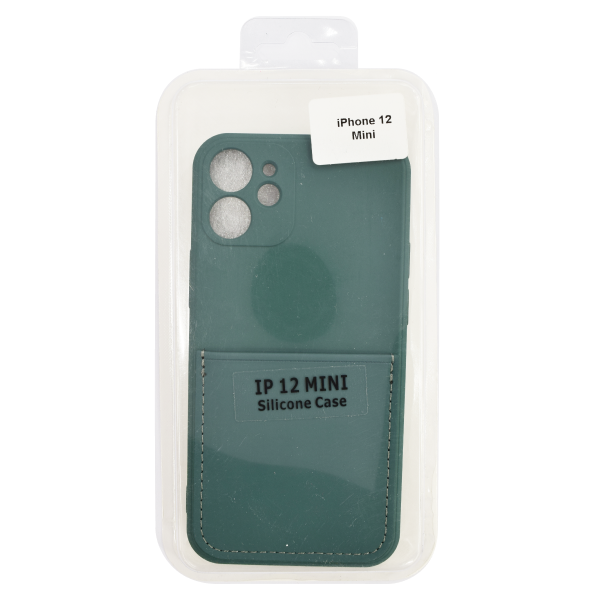 Чехол Acron для iPhone 12 mini с визитницей Green