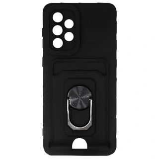 Чехол Acron для Galaxy A33 с визитницей и кольцом Black