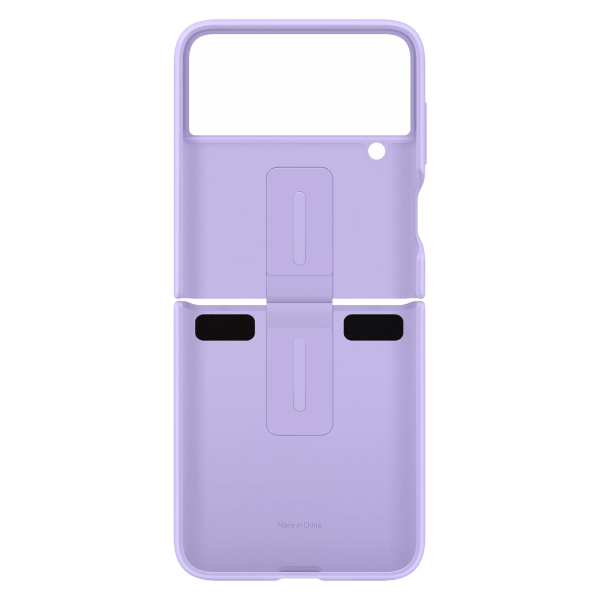 Чехол Samsung для Galaxy Z Flip4 Silicone Cover with Ring (EF-PF721TVEGRU) Bora purple