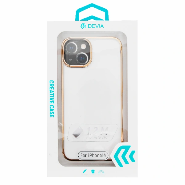 Чехол Devia для Iphone 14 Glimmer Gold