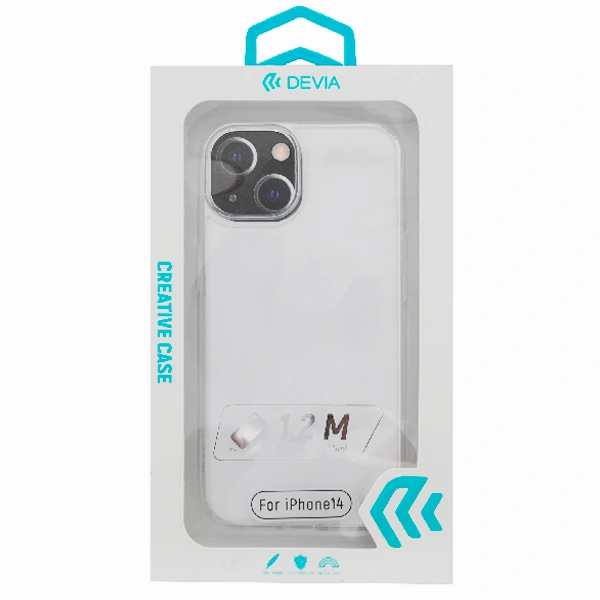 Чехол Devia для Iphone 14 Shark Transparent
