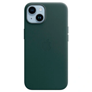 Чехол Apple для iPhone 14 Leather Case with MagSafe (MPP53ZM/A) Forest Green