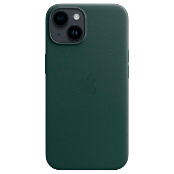 Чехол Apple для iPhone 14 Leather Case with MagSafe (MPP53ZM/A) Forest Green