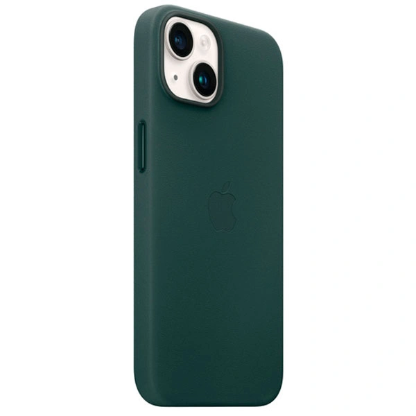 Чехол Apple для iPhone 14 Leather Case with MagSafe (MPP53ZM/A) Forest Green - фото 6