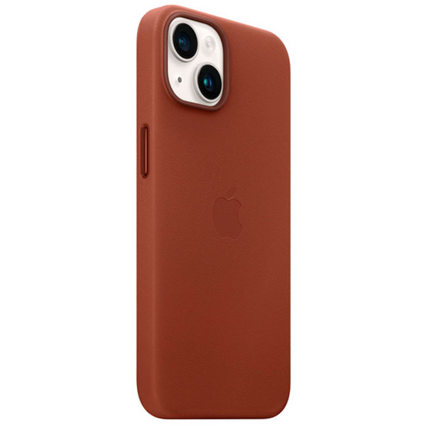 Чехол Apple для iPhone 14 Leather Case with MagSafe (MPP73ZM/A) Umber