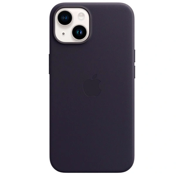 Чехол Apple для iPhone 14 Plus Leather Case with MagSafe (MPPC3ZM/A) Ink