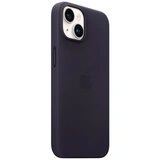 Чехол Apple для iPhone 14 Plus Leather Case with MagSafe (MPPC3ZM/A) Ink - фото 6