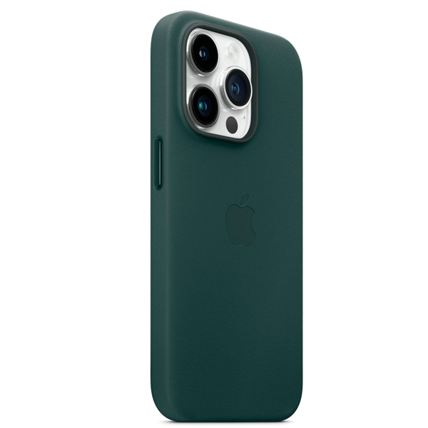 Чехол Apple для iPhone 14 Pro Leather Case with MagSafe (MPPH3ZM/A) Forest Green
