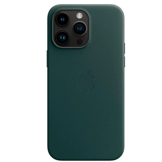 Чехол Apple для iPhone 14 Pro Max Leather Case with MagSafe (MPPN3ZM/A) Forest Green