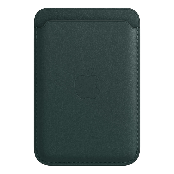 Чехол-бумажник Apple для iPhone Leather Wallet with MagSafe (MPPT3ZM/A) Forest Green