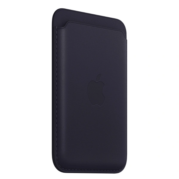 Чехол-бумажник Apple для iPhone Leather Wallet with MagSafe (MPPW3ZM/A) Ink - фото 3