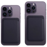 Чехол-бумажник Apple для iPhone Leather Wallet with MagSafe (MPPW3ZM/A) Ink - фото 4