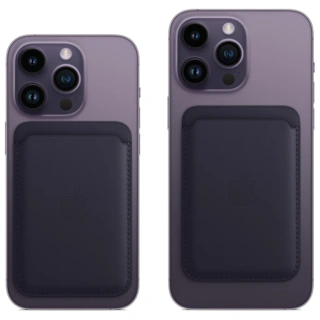 Чехол-бумажник Apple для iPhone Leather Wallet with MagSafe (MPPW3ZM/A) Ink