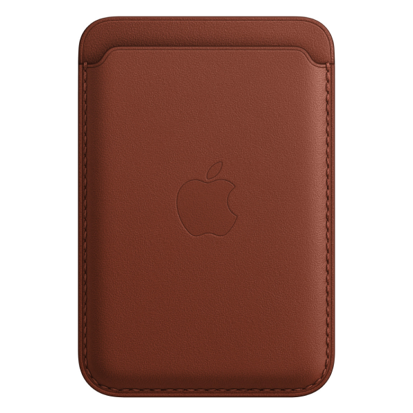 Чехол-бумажник Apple для iPhone Leather Wallet with MagSafe (MPPX3ZM/A) Umber