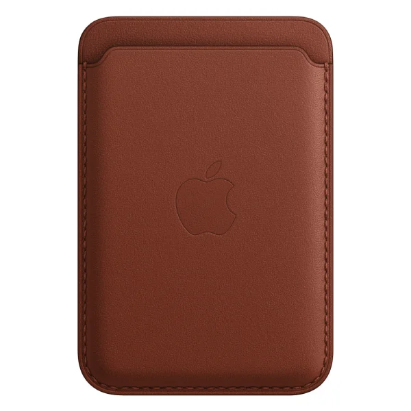 Чехол-бумажник Apple для iPhone Leather Wallet with MagSafe (MPPX3ZM/A) Umber