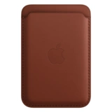 Чехол-бумажник Apple для iPhone Leather Wallet with MagSafe (MPPX3ZM/A) Umber