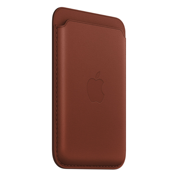 Чехол-бумажник Apple для iPhone Leather Wallet with MagSafe (MPPX3ZM/A) Umber