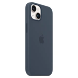 Чехол Apple для iPhone 14 Silicone Case with MagSafe (MPRV3ZM/A) Storm Blue - фото 6