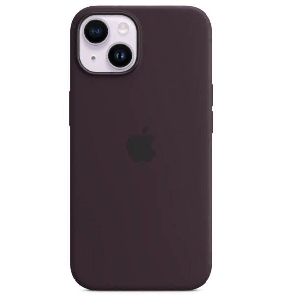Чехол Apple для iPhone 14 Silicone Case with MagSafe (MPT03ZM/A) Elderberry - фото 2