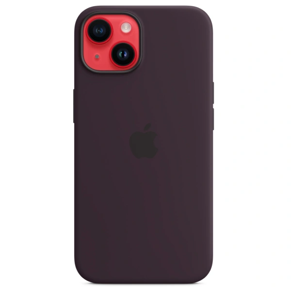 Чехол Apple для iPhone 14 Silicone Case with MagSafe (MPT03ZM/A) Elderberry - фото 4