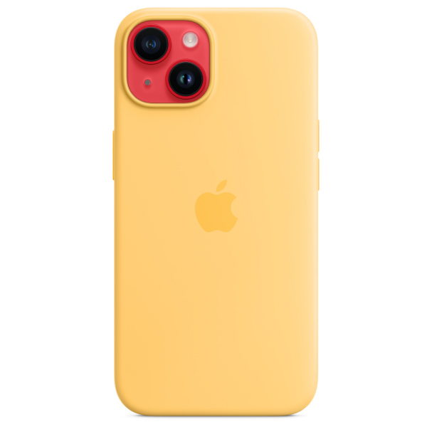 Чехол Apple для iPhone 14 Silicone Case with MagSafe (MPT23ZM/A) Sunglow