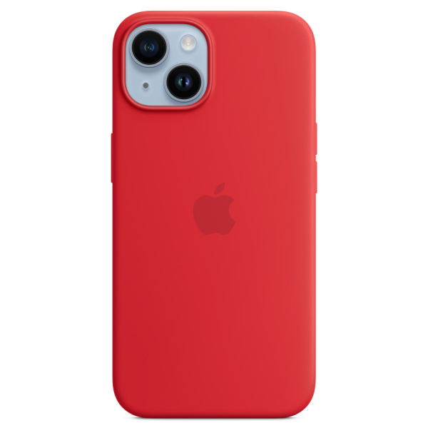 Чехол Apple для iPhone 14 Plus Silicone Case with MagSafe - (PRODUCT)RED (MPT63ZM/A)