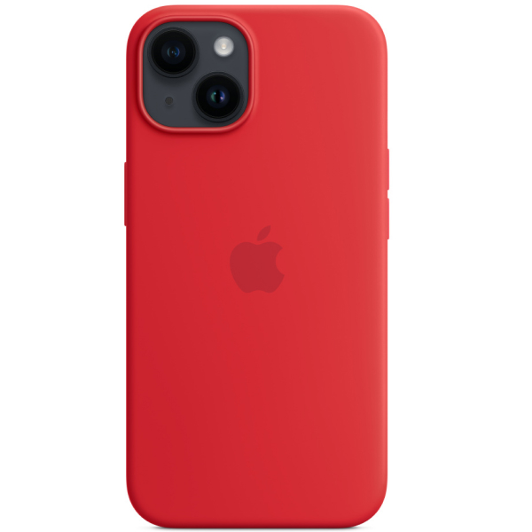 Чехол Apple для iPhone 14 Plus Silicone Case with MagSafe - (PRODUCT)RED (MPT63ZM/A)
