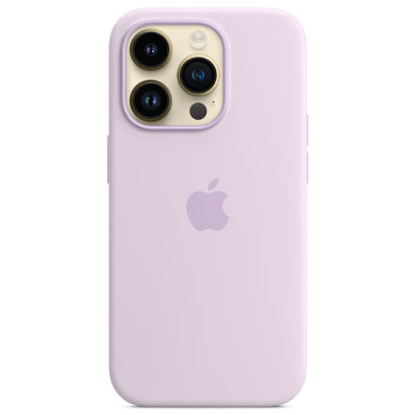 Чехол Apple для iPhone 14 Pro Silicone Case with MagSafe (MPTJ3ZM/A) Lilac