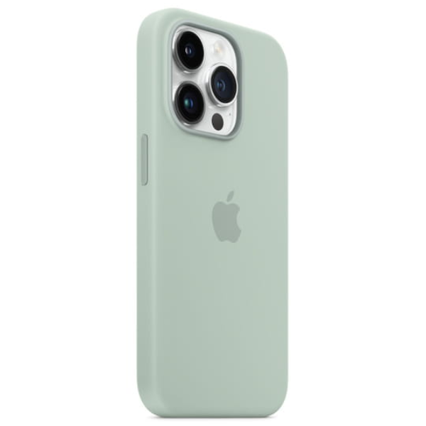 Чехол Apple для iPhone 14 Pro Silicone Case with MagSafe (MPTL3ZM/A) Succulent