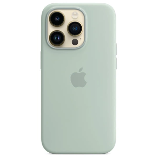 Чехол Apple для iPhone 14 Pro Silicone Case with MagSafe (MPTL3ZM/A) Succulent - фото 3