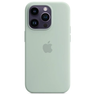 Чехол Apple для iPhone 14 Pro Silicone Case with MagSafe (MPTL3ZM/A) Succulent