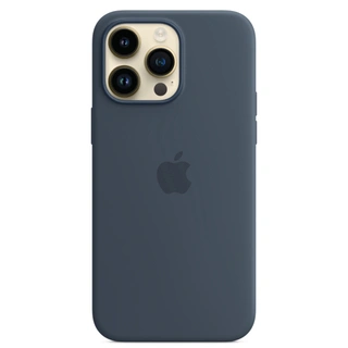 Чехол Apple для iPhone 14 Pro Max Silicone Case with MagSafe (MPTQ3ZM/A) Storm Blue